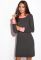 Сукня жіноча 120P045 (грифельний/рожевий) Сукня жіноча 120P045 (грифельний/рожевий)