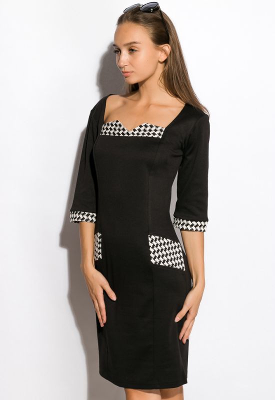 Платье женское 120P048 (черный)