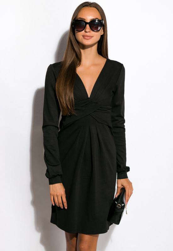 Платье женское 120P050 (черный)