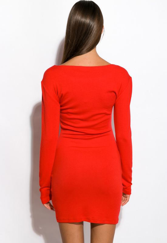Платье женское 120P053 (красный)