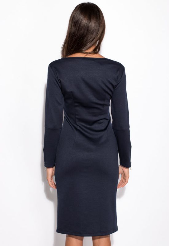 Платье женское 120P067-1 (синий/бирюзовый)