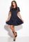 Сукня жіноча 120P068 (темно-синій)