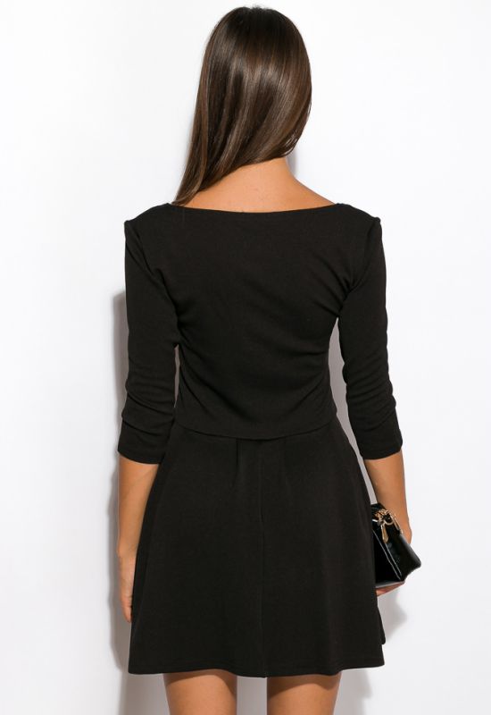 Платье женское 120P071 (черный)