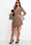 Платье женское 120P071 (темно-бежевый)