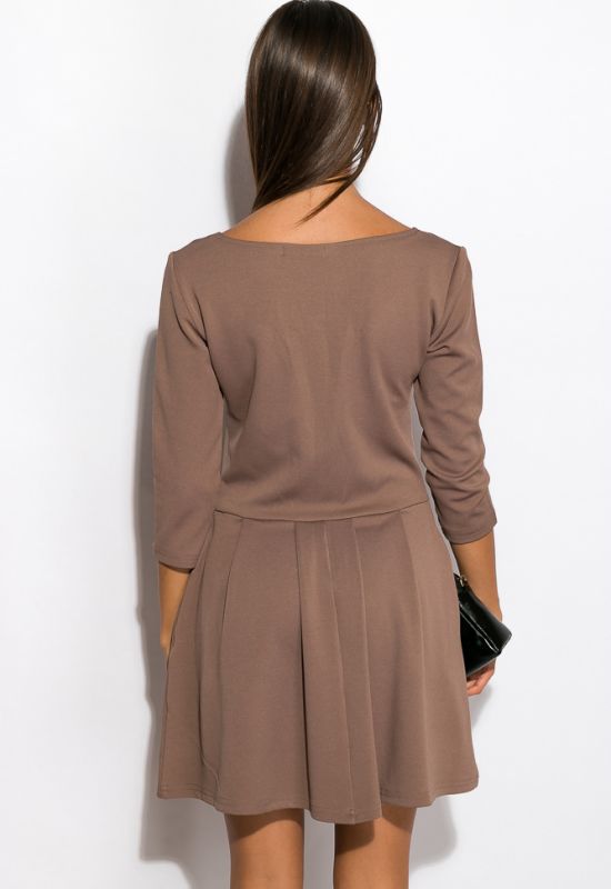 Сукня жіноча 120P071 (темно-бежевий)
