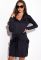Платье женское 120P077 (темно-синий)
