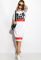 Платье женское 120P080 (белый/красный)