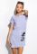 Сукня жіноча 120P131 (білий/блакитний)