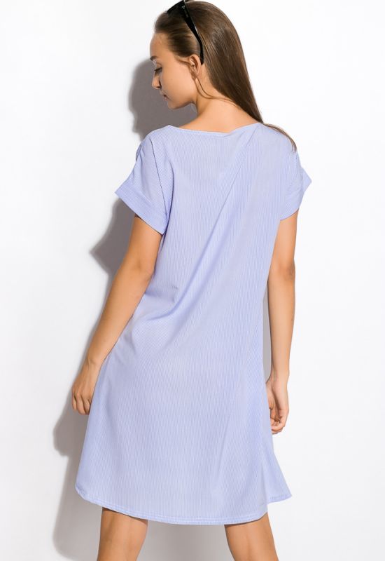 Платье женское 120P131 (белый/голубой)