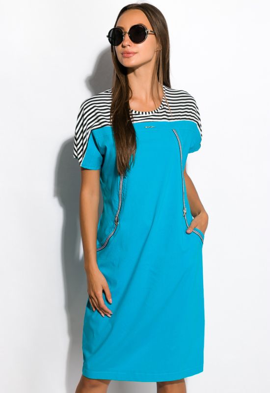 Платье женское 120P134 (голубой)