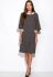 Сукня жіноча 120P329 (сірий/бежевий)