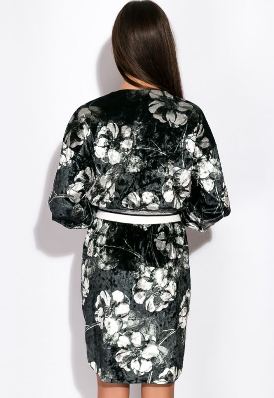 Платье женское 120POLD7812 (черный/белый)