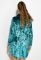 Платье женское 121P012 (бирюзовый)
