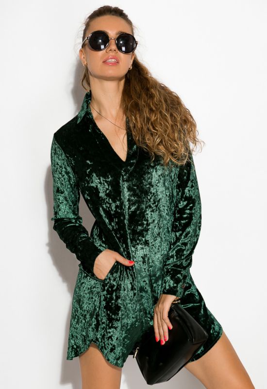Платье женское 121P012 (зеленый)