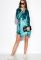 Платье женское 121P023 (бирюзовый)