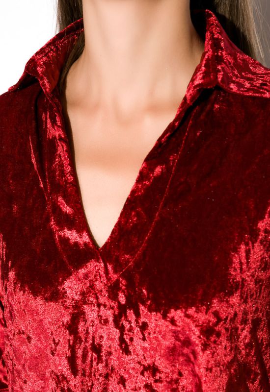 Платье женское 121P023 (бордовый)