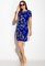 Платье женское 964K032 (индиго)
