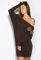 Платье женское ассорти 120P147 (коричневый)