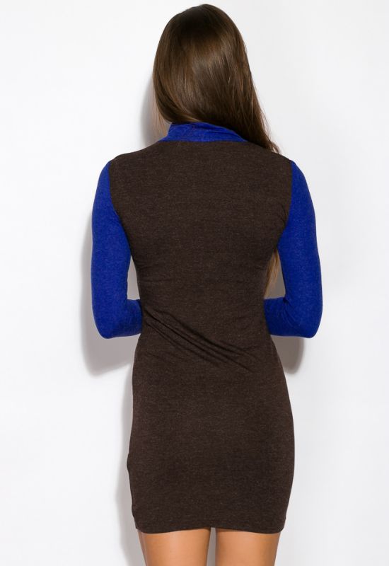 Платье женское ассорти 120P148 (коричневый/синий)