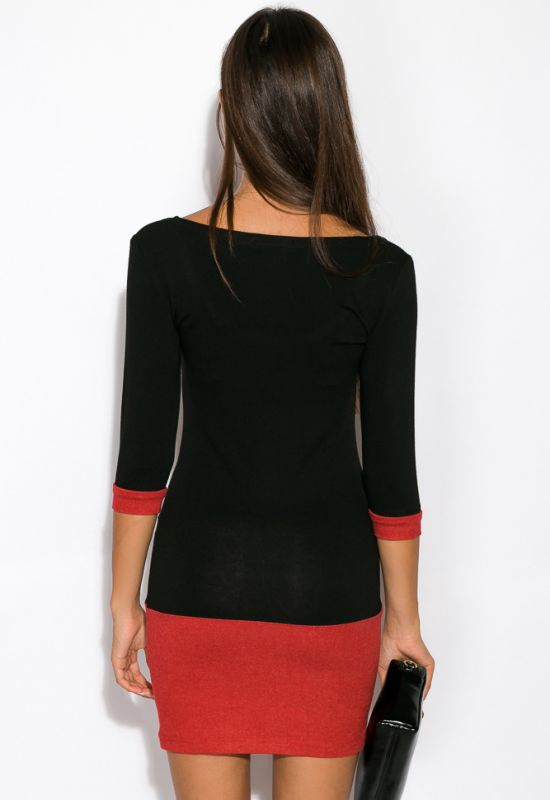 Платье женское ассорти 120P154 (черный/красный)