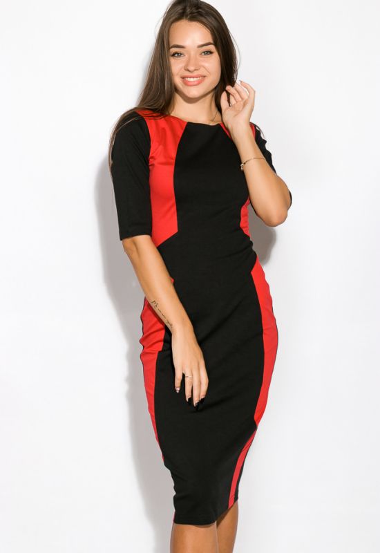 Платье женское ассорти 120P155 (черный/красный)
