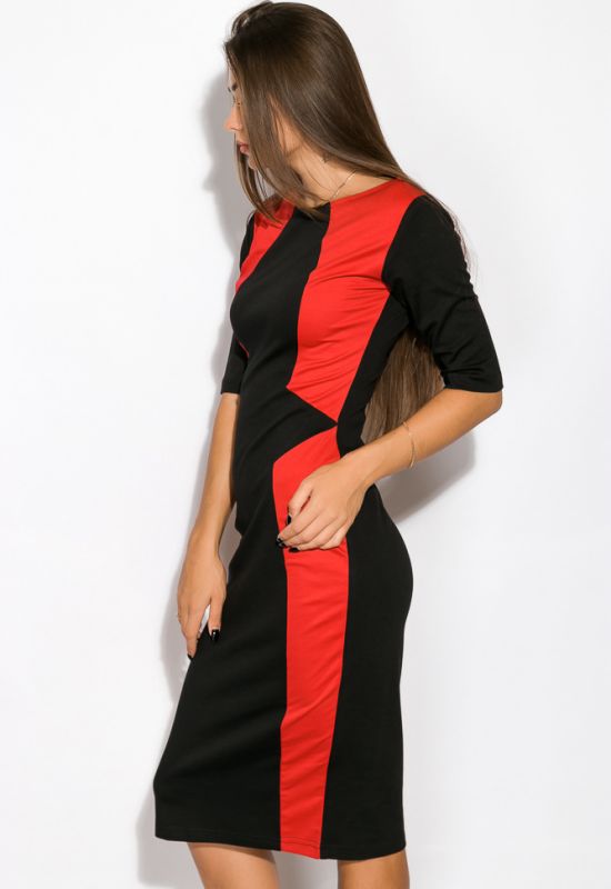 Платье женское ассорти 120P155 (черный/красный)