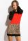 Платье женское ассорти 120P177 (красный/черный)