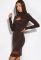 Сукня жіноча асорті 120P195 (коричневий)