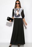 Платье женское ассорти 120P209 (черный/белый)