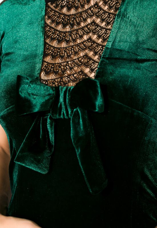 Платье женское ассорти 120P233 (темно-зеленый)