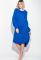 Сукня жіноча довжина асиметрія рукав ліхтарик74PD330 (електрик)