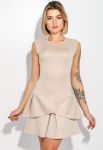 Платье женское двойная юбка 74PD803 (кремовый)
