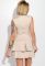 Сукня жіноча подвійна спідниця 74PD803 (кремовий)