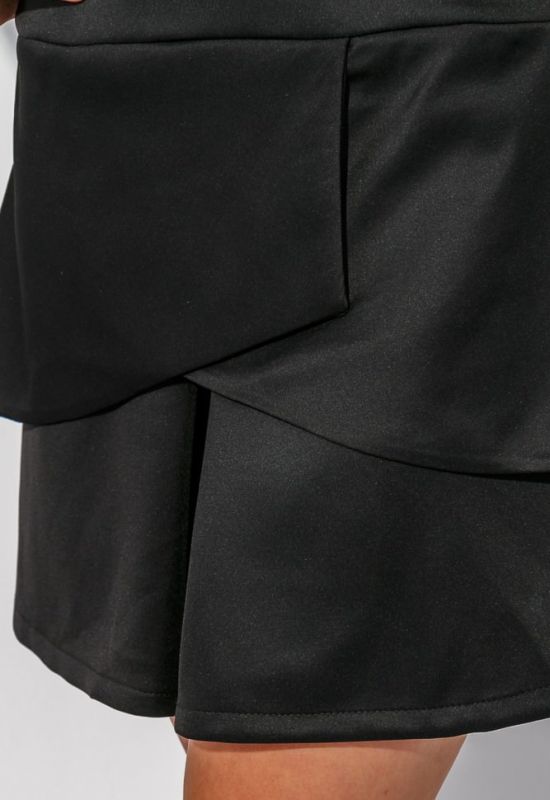Платье женское двойная юбка 74PD803 (черный)