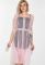 Сукня жіноча імітація двійки 64PD323 (рожевий)