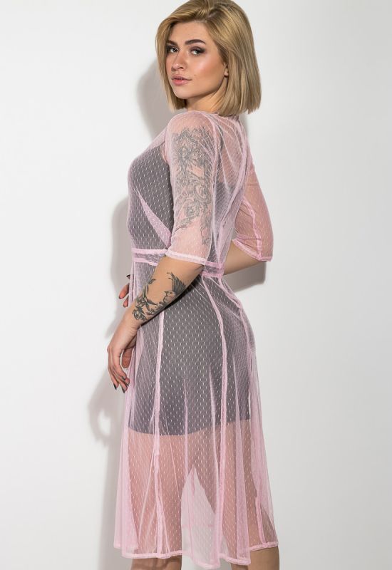 Платье женское имитация двойки 64PD323 (розовый)