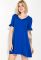 Сукня жіноча коротка яскраві кольору 74P101 (електрик)