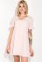 Платье женское короткое яркие цвета 74P101 (пудра)