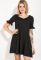 Сукня жіноча коротка яскраві кольору 74P101 (чорний)