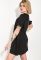 Сукня жіноча коротка яскраві кольору 74P101 (чорний)
