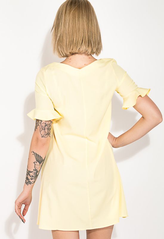 Сукня жіноча коротка яскраві кольору 74P101 (жовтий)