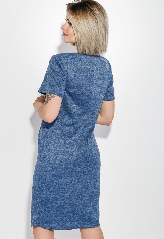 Платье женское минималистичный дизайн 69PD1046 (джинсовый/голубой)