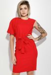 Сукня жіноча на одне плече приталена 72P104 (червоний)