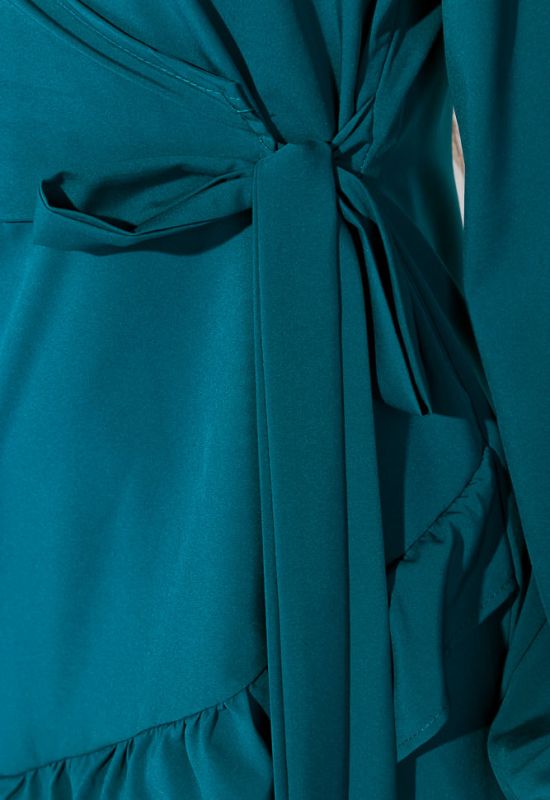 Платье женское на запах 19PL167 (бирюзовый)