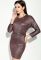Платье женское облегающее с люрексом 95P7084 (бордовый)
