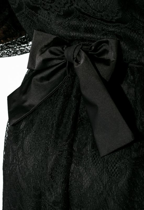 Платье женское роскошное кружево 95P8018 (черный)