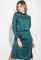 Сукня жіноча з боковим розрізом 72PD209 (зелений/меланжевий)