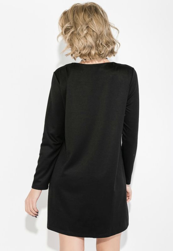 Платье женское с карманом 70PD5020 (черный)
