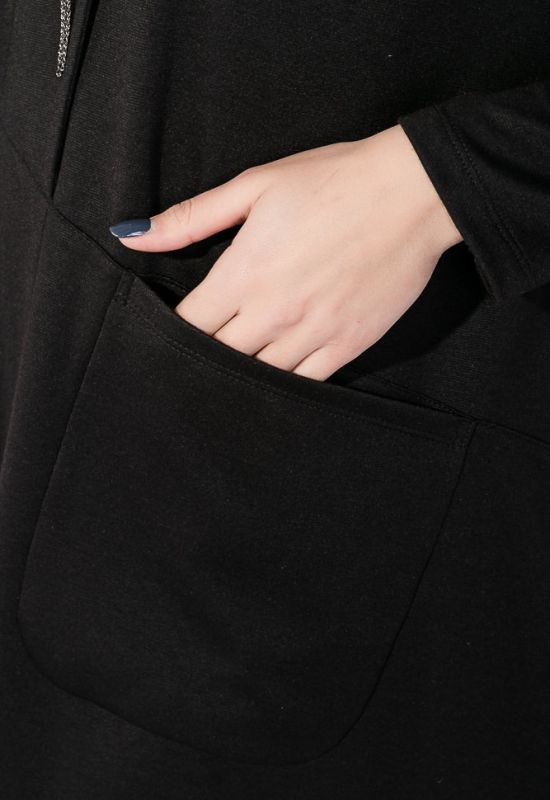Сукня жіноча з кишенею 70PD5020 (чорна)