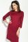 Платье женское с кружевной спинкой 95P8019 (бордовый)